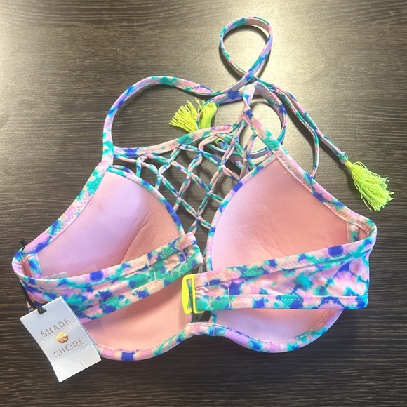 NWT Shade & Shore bikini top 34C - Picture 2 of 2
